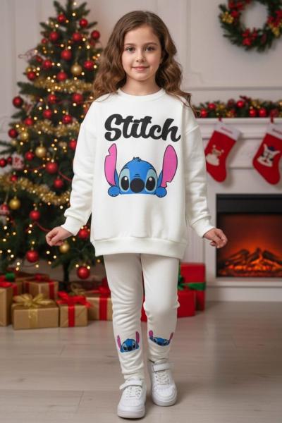 İKİ İP ŞARDONLU STİCH TAYTLI TAKIM Beyaz